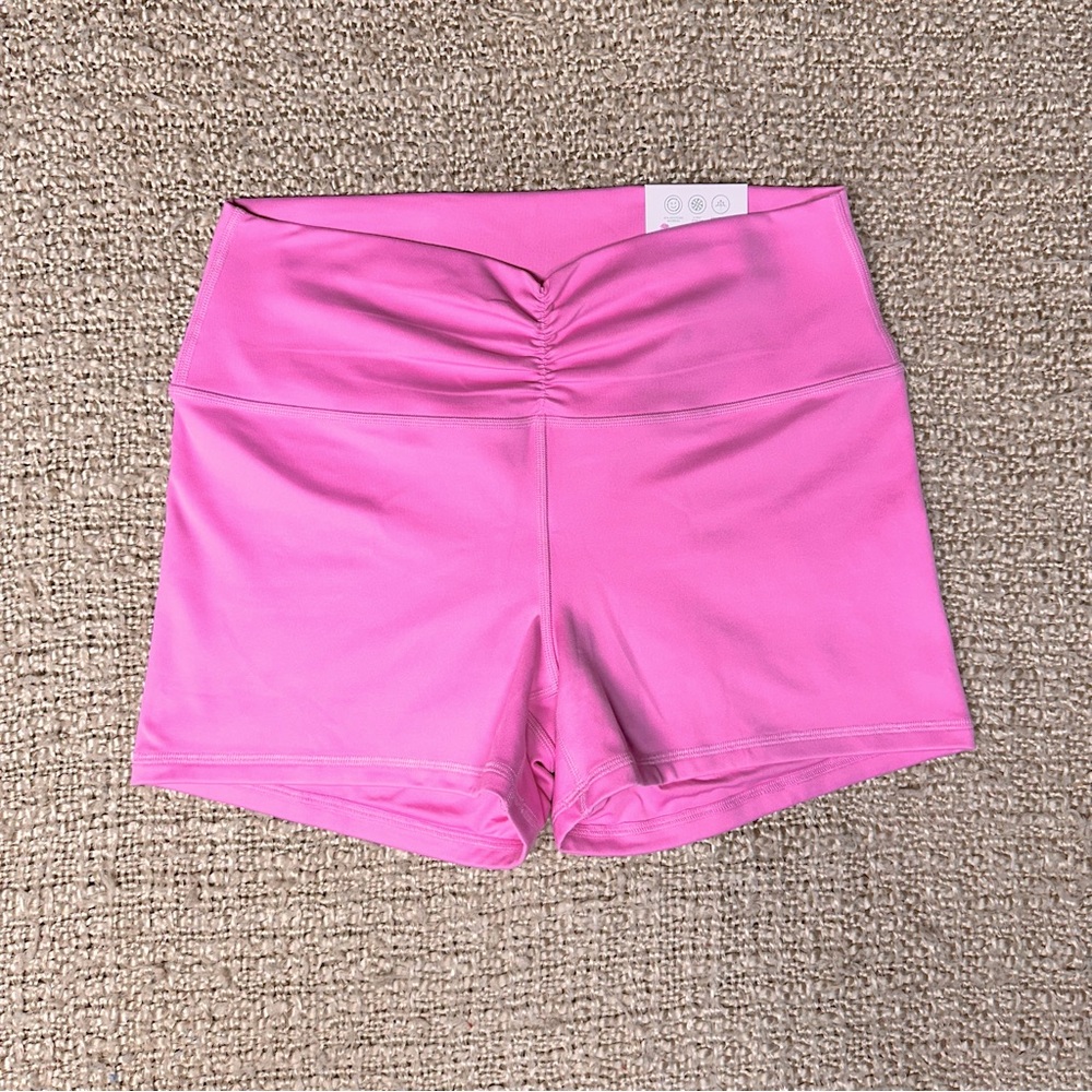 GILLY HICKS Women’s Size XL Bright Pink Biker Shorts